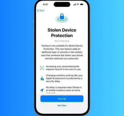 安义苹果授权维修店分享被盗设备保护功能开启方法 