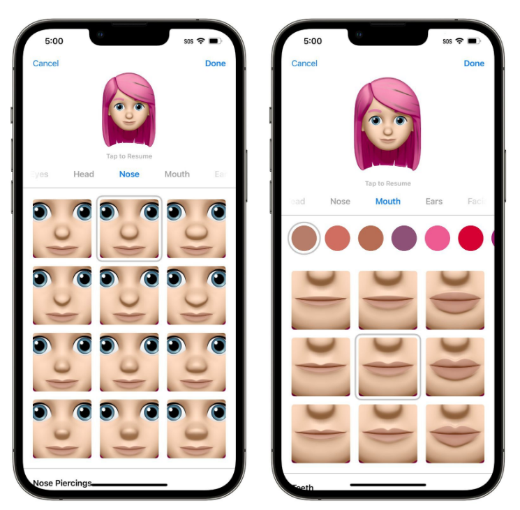 安义苹果手机维修分享​iOS 16中的拟我表情有了哪些变化和升级 